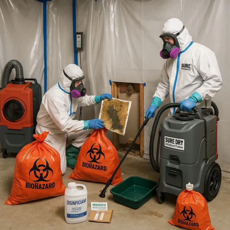Contaminated Water Handling Protocols process in Big Coppitt Key, FL