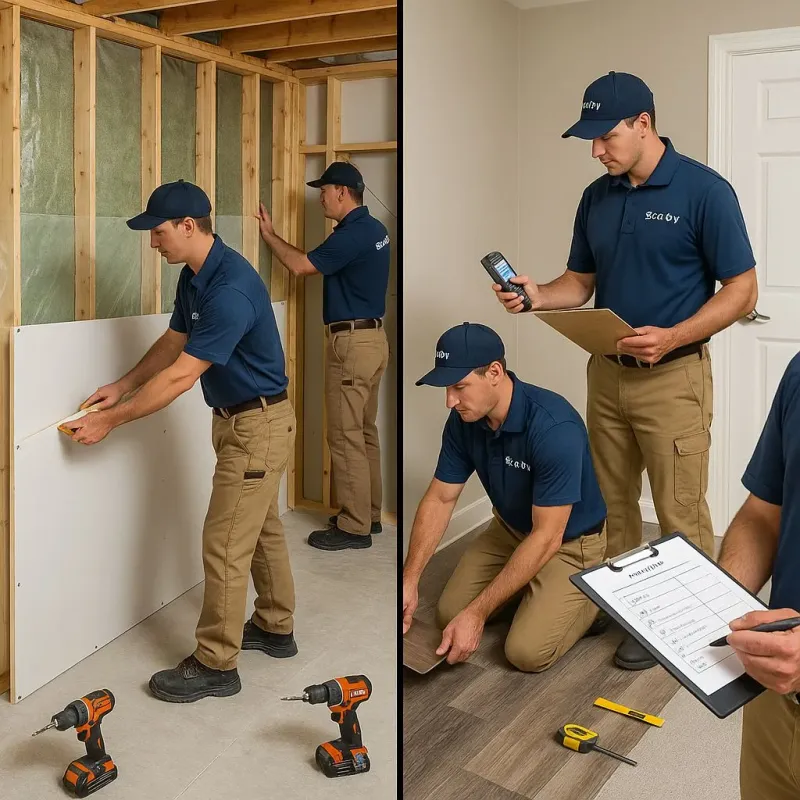 Repairs and Reconstruction process in Big Coppitt Key, FL